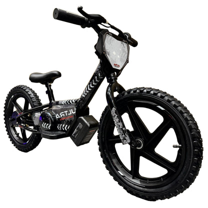 CarKiddo | Bicicleta eléctrica sin pedales de 16 pulgadas - negra