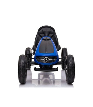 Mercedes | Kart de pedales con neumáticos de goma - azul