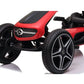 Mercedes | Kart de pedales con neumáticos de goma - rojo