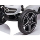 Mercedes | Kart de pedales con neumáticos de goma - blanco