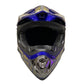 CarKiddo | Casco de motocross infantil - azul
