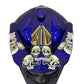 CarKiddo | Casco de motocross infantil - azul